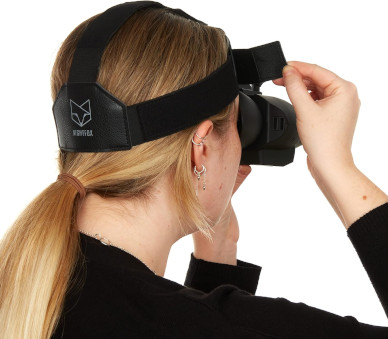 nightfox red adjustable head strap